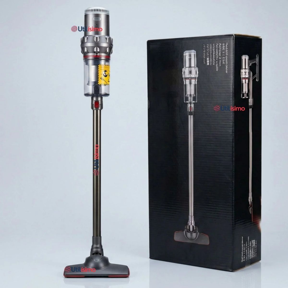 LINE - Aspiradora Vertical Portátil 3 Velocidades Filtro Hepa Lavable