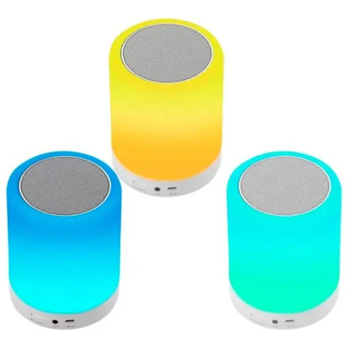 GENERICO - Lámpara De Noche Táctil Bluetooth LED
