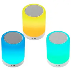 GENERICO - Lámpara De Noche Táctil Bluetooth LED