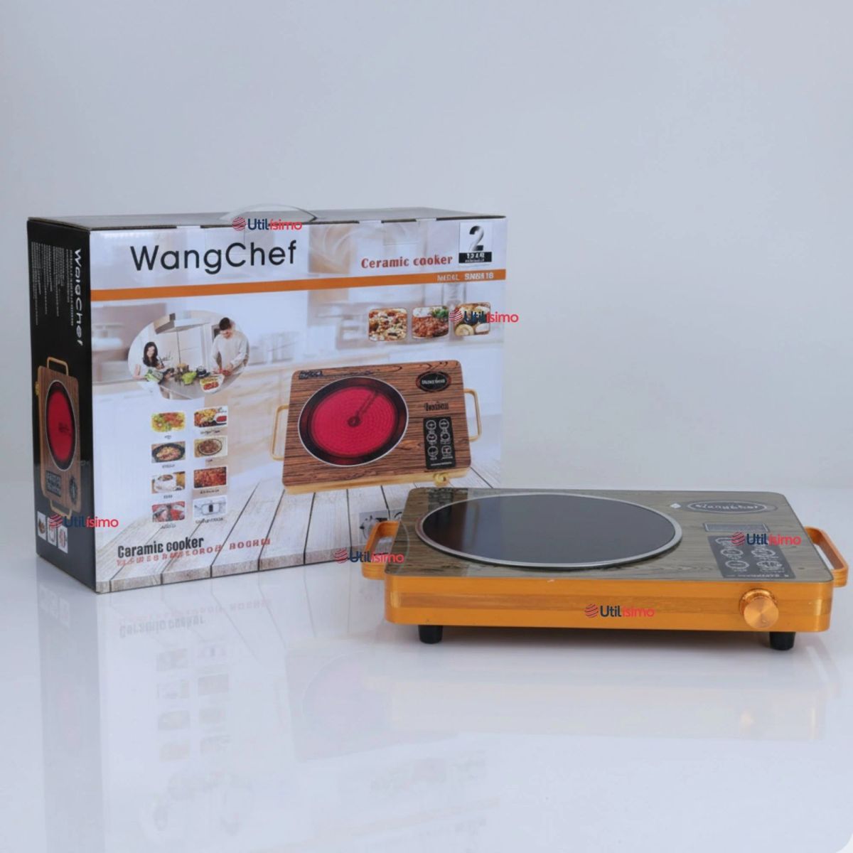 LINE - Cocina Cocinilla Eléctrica 3500w Encimera 1 Plato Portátil