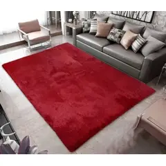 GENERICO - ALFOMBRA PELUDA TIPO SHAGGY ULTRA SUAVE