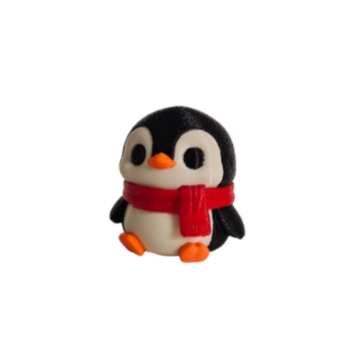 GENERICO - Mini Escultura Decorativa- Pingüino Invernal