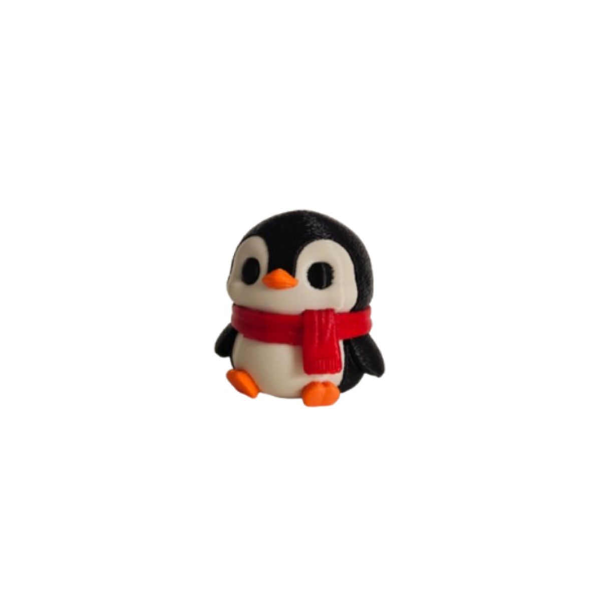 GENERICO - Mini Escultura Decorativa- Pingüino Invernal