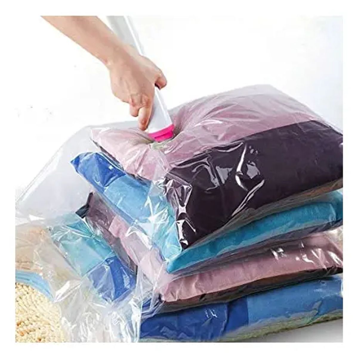 GENERICO - Pack Bolsas De Almacenamiento Al Vacío 70x100 12 Unidades