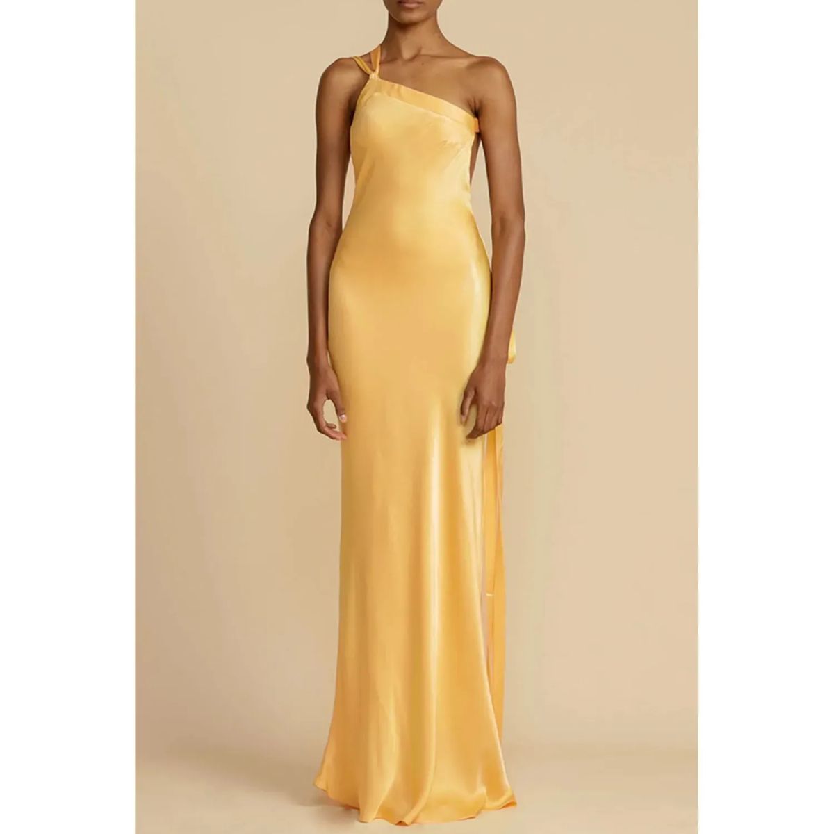 TIOZONEY - Vestido de fiesta Mujer - Amarillos