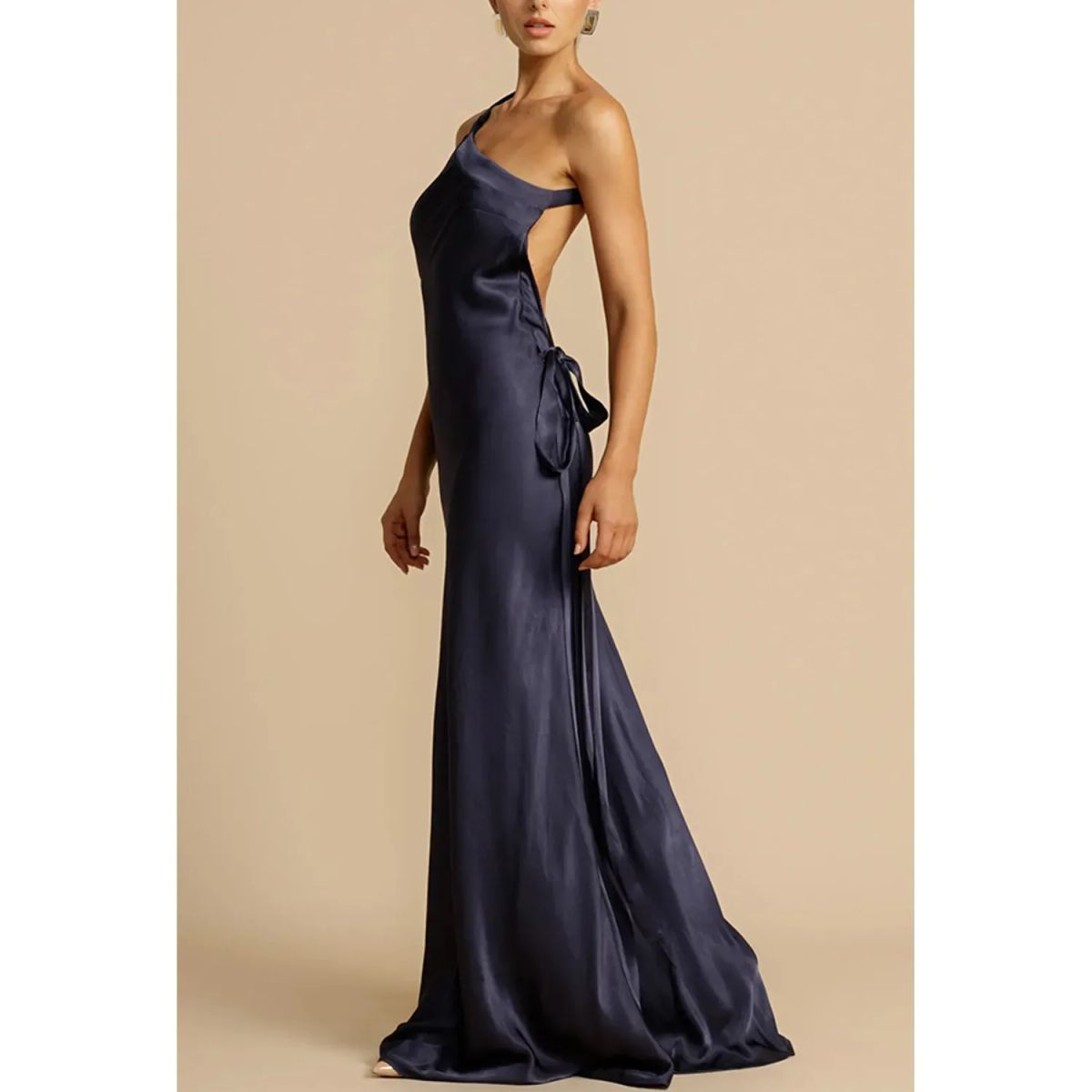 TIOZONEY - Vestido de fiesta Mujer - Azul