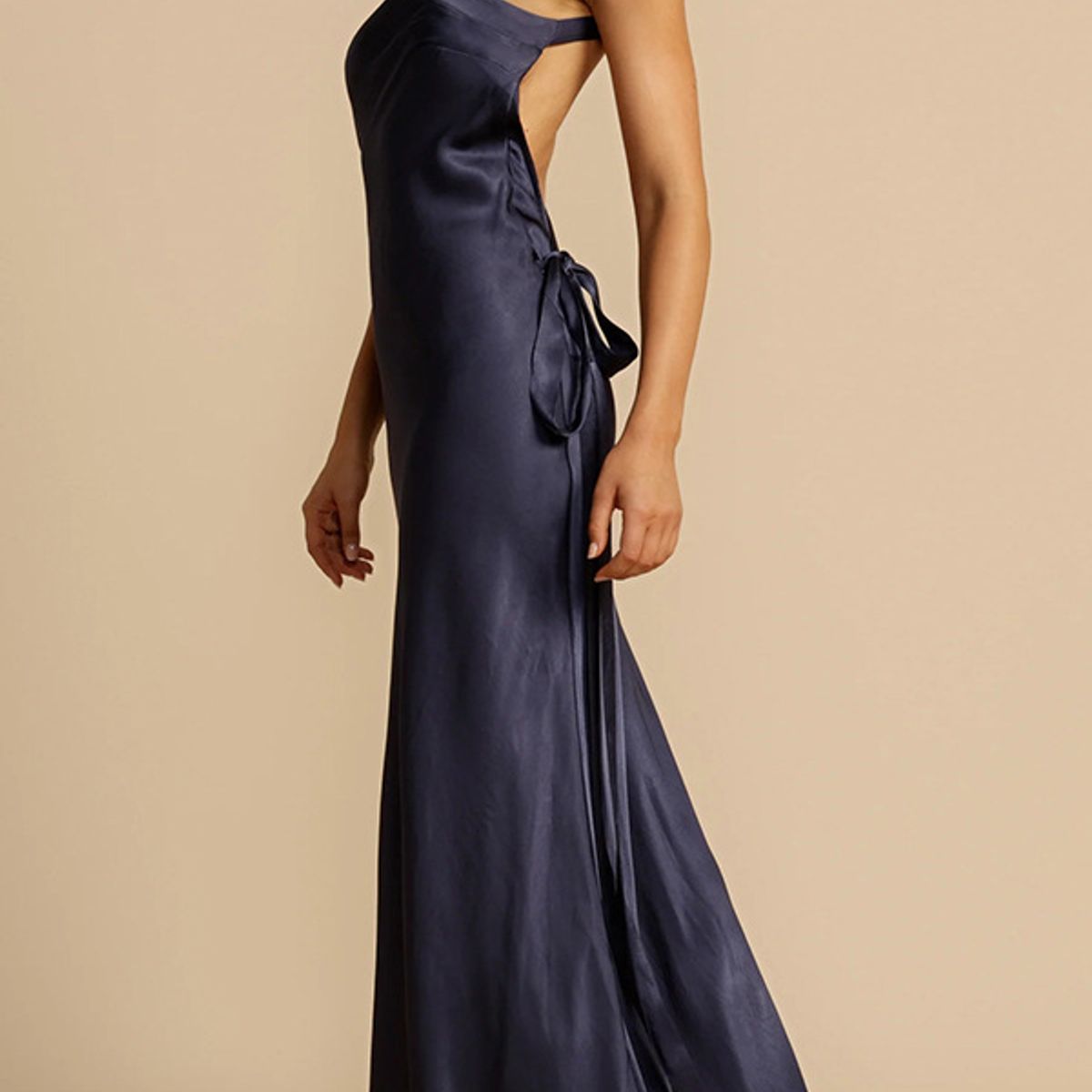 TIOZONEY - Vestido de fiesta Mujer - Azul