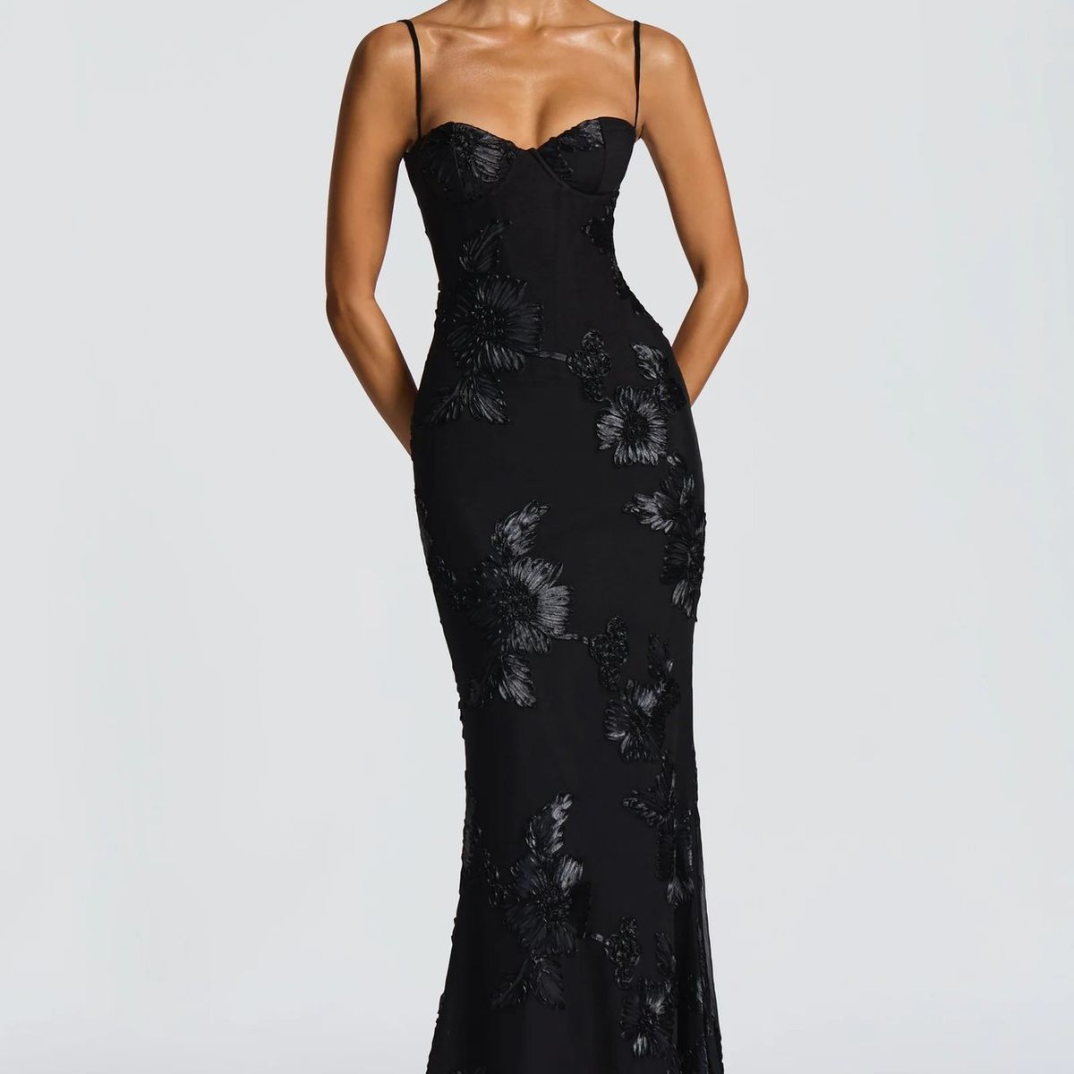 TIOZONEY - Vestido de fiesta Mujer - Negro