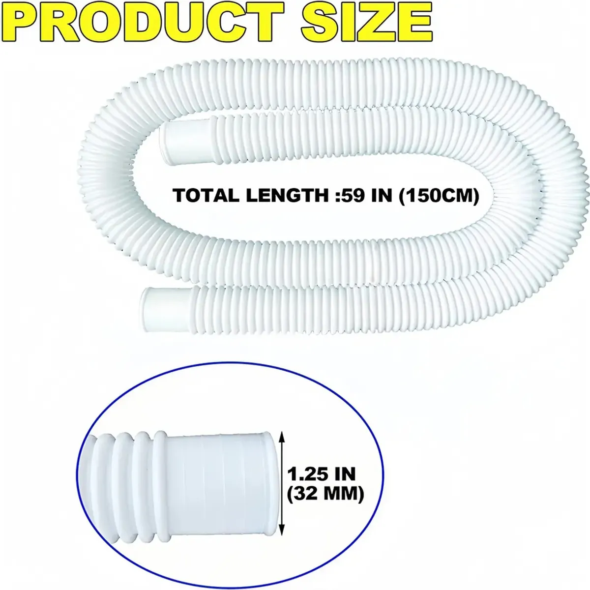 VIDA BUENAS - Kit 2 Manguera Filtro Piscina Bestway Intex Universal 150cm