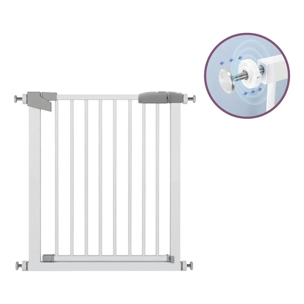 VIDA BUENAS - Reja Seguridad Escalera Puerta Bebe Mascotas 76- 83cm