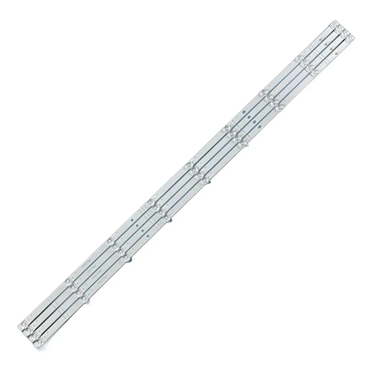 GENERICO - 4 Tiras Led Para Samsung Un55nu7095g Traen 9 Led De 3v