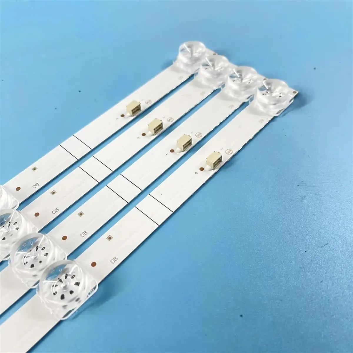 GENERICO - 4 Tiras Led Para Samsung Un55nu7095g Traen 9 Led De 3v