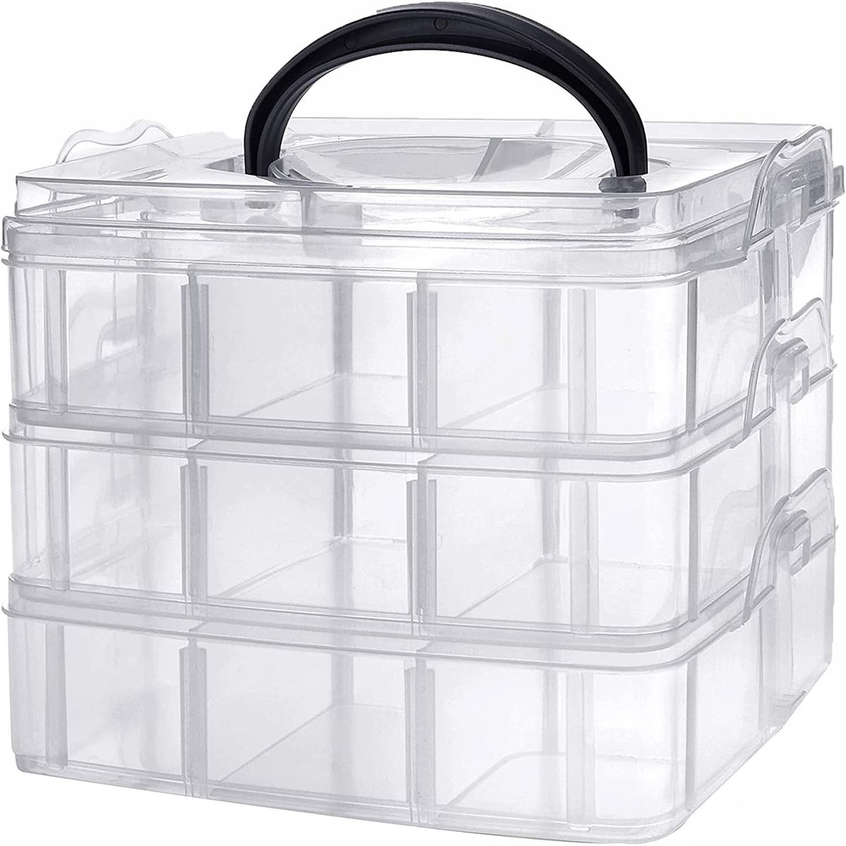 KUANGYE - Caja Gavetero Maletin Organizador Joyas 18 Divisiones
