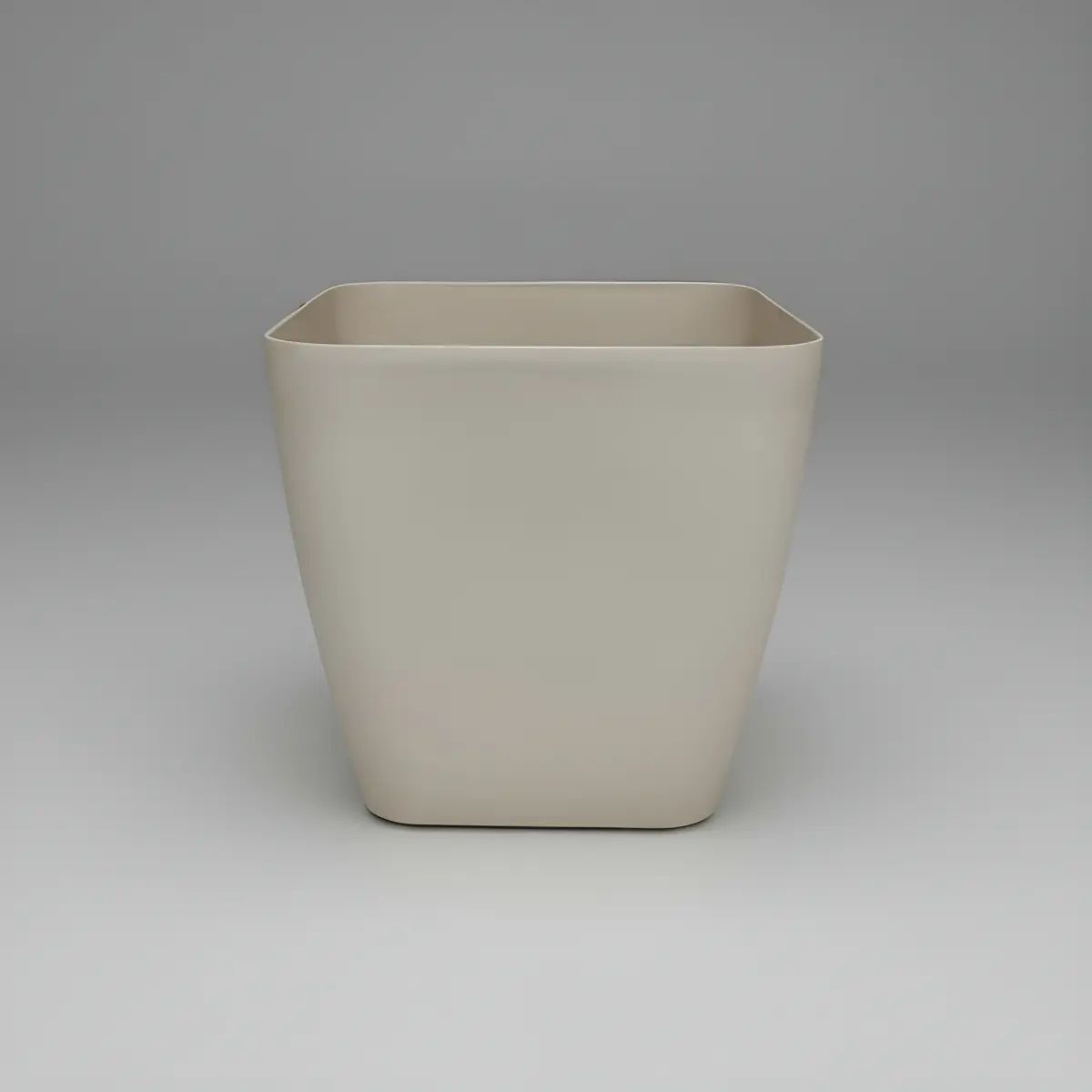 GENERICO - Macetero Nórdico Grande Color Beige 40x40x30cm - Maceta Cuadrado Moderna Para Plantas Y Flores