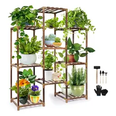 GENERICO - Estante Para Macetas Soporte De Plantas Huerto Decorativo