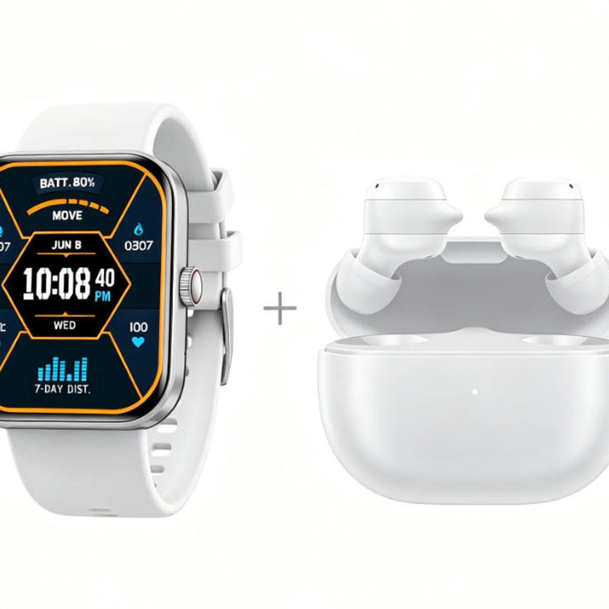 XIAOMI - F16 Smartwatch+Audífonos  Auriculares Bluetooth XIAOMI Redmi buds 3lite