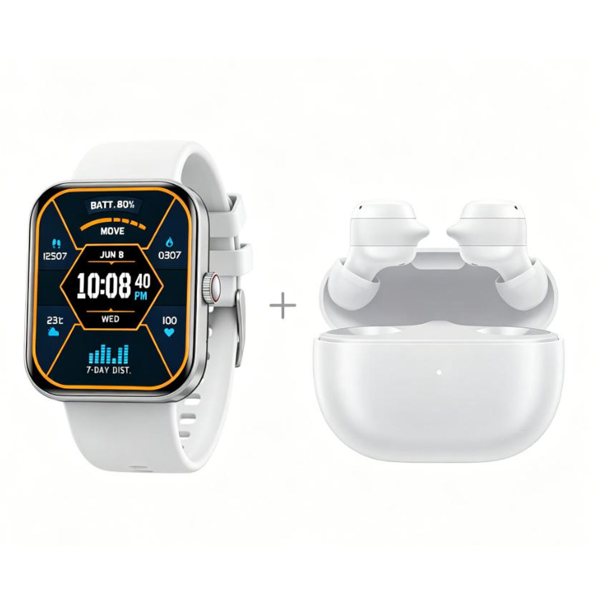 XIAOMI - F16 Smartwatch+Audífonos  Auriculares Bluetooth XIAOMI Redmi buds 3lite
