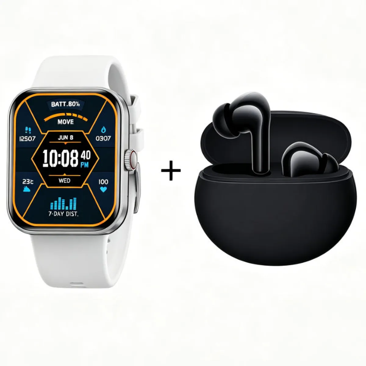 XIAOMI - F16 Smartwatch+Audífonos  Auriculares Bluetooth XIAOMI Redmi Buds 4 Active