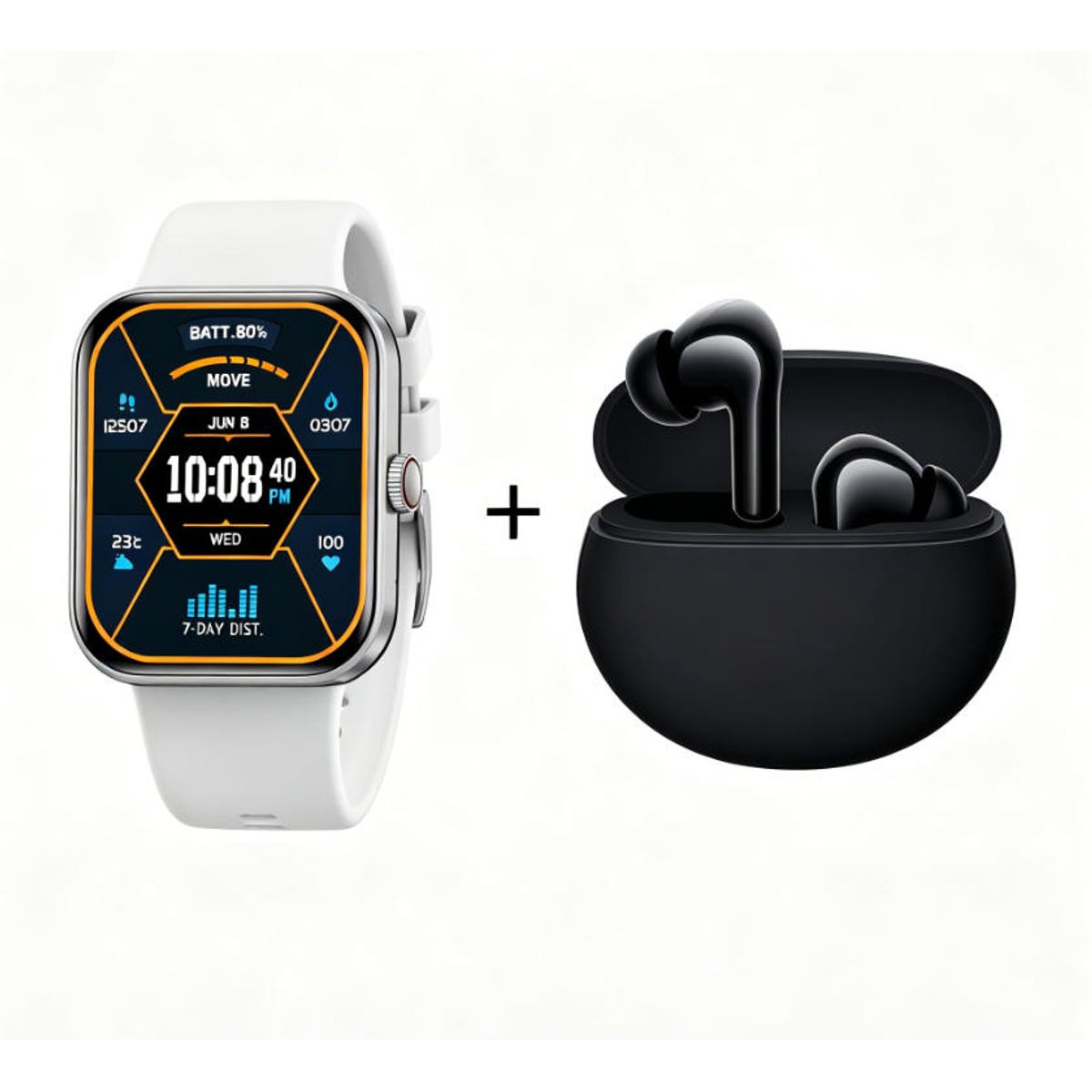 XIAOMI - F16 Smartwatch+Audífonos  Auriculares Bluetooth XIAOMI Redmi Buds 4 Active