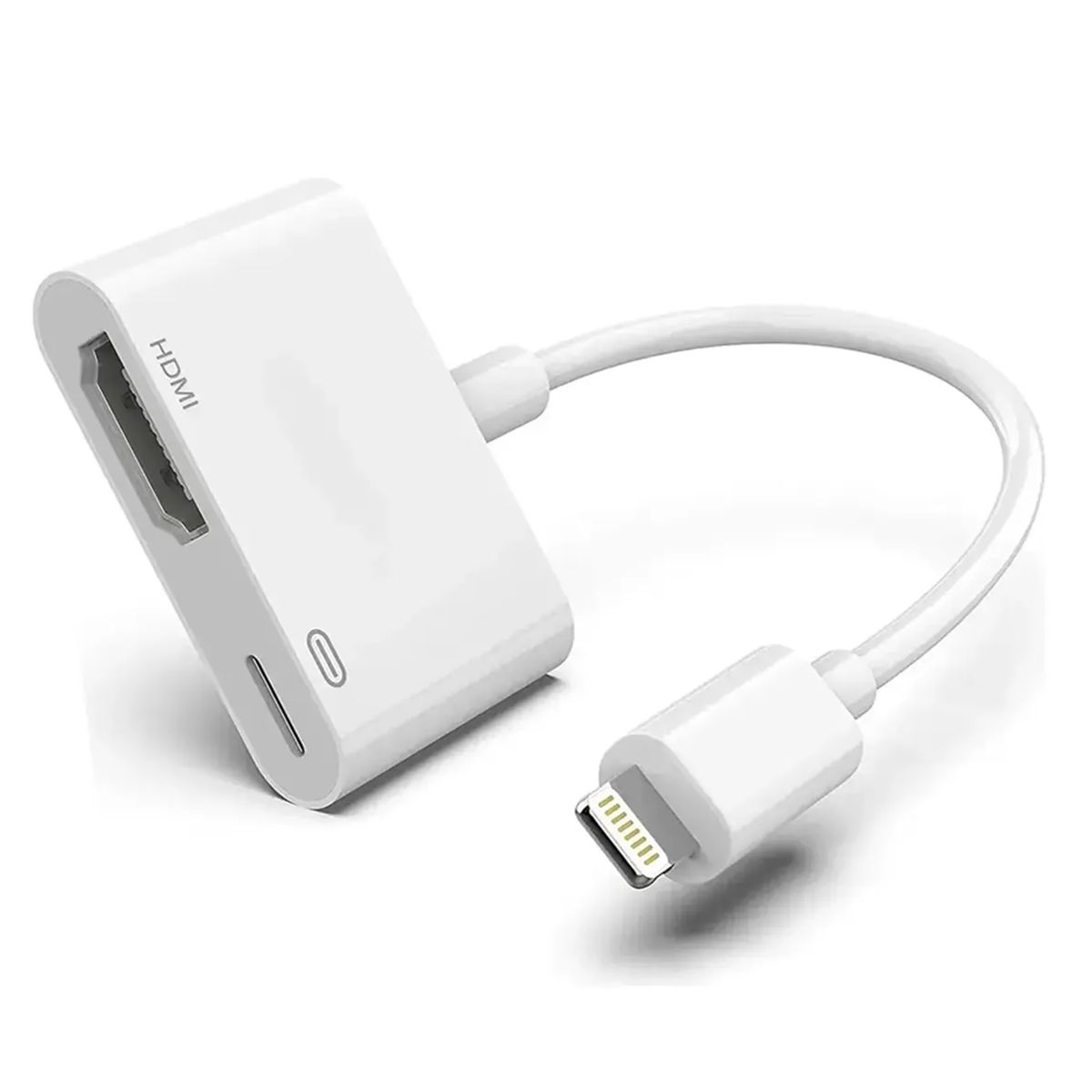 GENERICO - Adaptador Hdmi Otg Lightning A Av Digital Para Iphone  Ipad