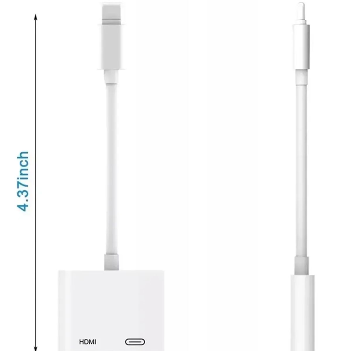 GENERICO - Adaptador Hdmi Otg Lightning A Av Digital Para Iphone  Ipad