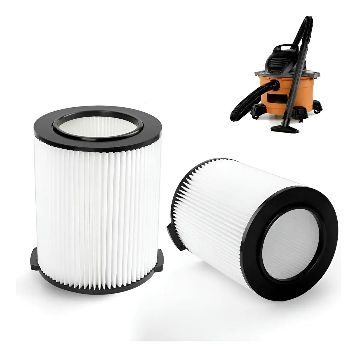 GENERICO - Filtro Aspiradora Para Ridgid Junior Vf4000 Wd5500 Wd7000