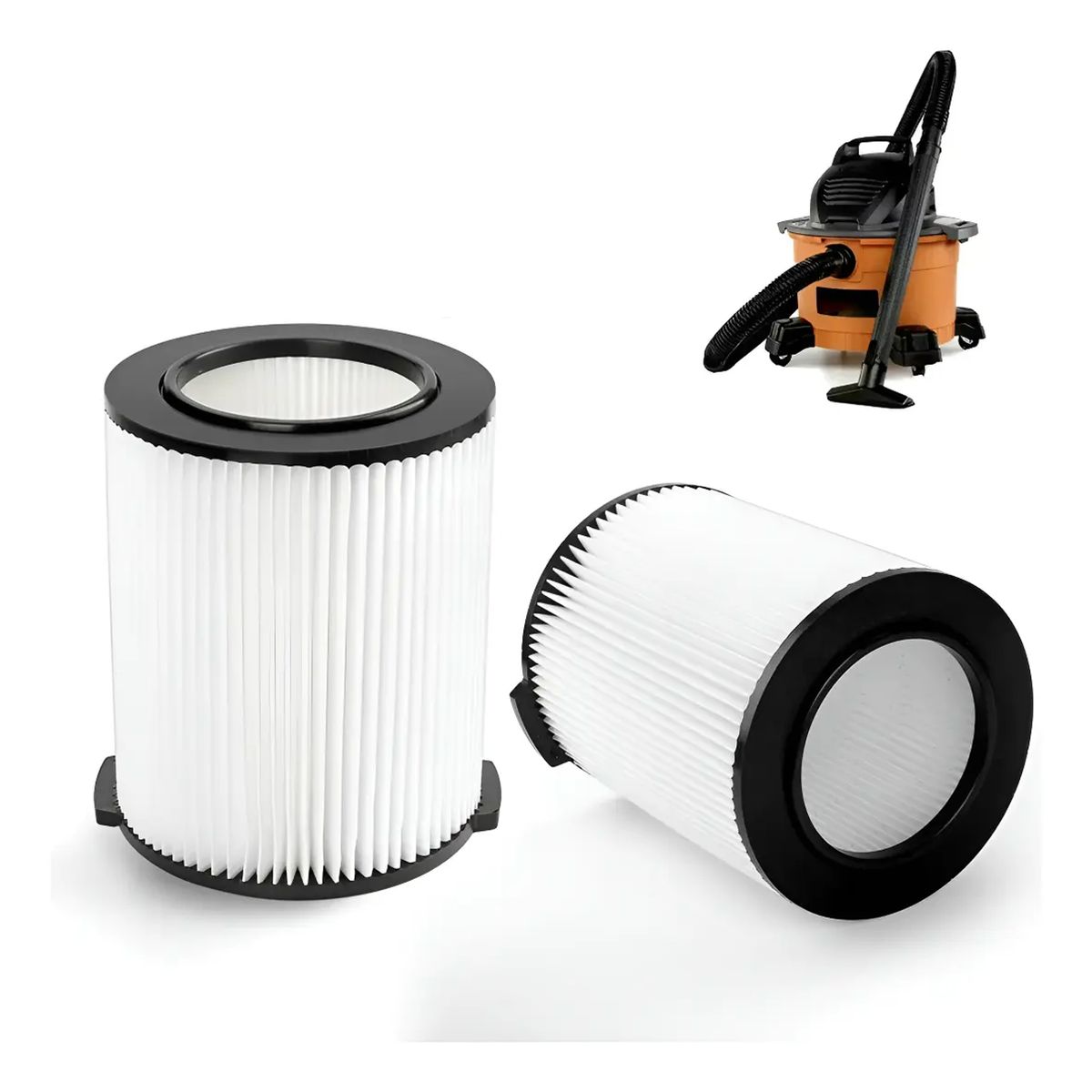 GENERICO - Filtro Aspiradora Para Ridgid Junior Vf4000 Wd5500 Wd7000