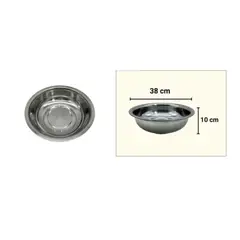 GENERICO - Bowl grande acero inox 38x10cm