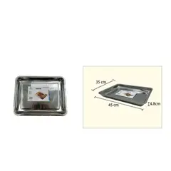 GENERICO - Bandeja inox 50-35-5cm