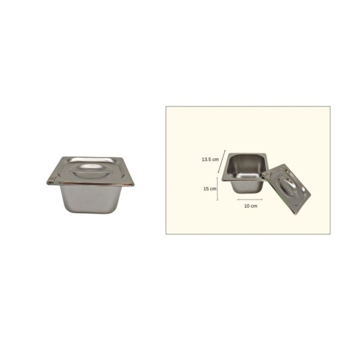 GENERICO - Depositosalsera gastronomico con tapa 10×14x15cm
