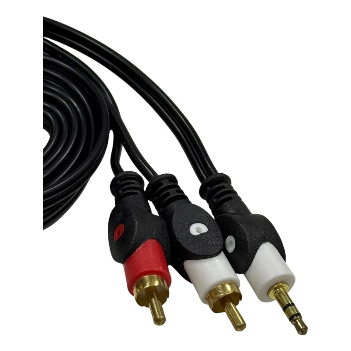 GENERICO - Cable De Audio Auxiliar De 3.5 Mm A Rca Macho X2