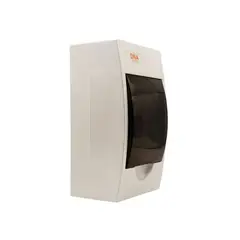 DNA - TABLERO PLASTICO 4 MODULOS SOBREPUESTO LIBRE HALOG. TAPA TRANSP. -