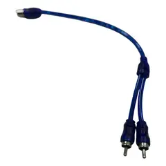 GENERICO - Cable Divisor De Audio Rca Tipo Y Conector 1 Hembra 2 Macho