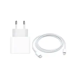 APPLE - Cargador USB-C 20W Original Con Cable C Lightning 1mt