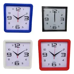GENERICO - Reloj Cuadrado Analógico Genérico 22 Cm Clásico