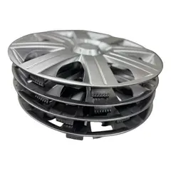 GENERICO - Set De 4 Piezas De Tapas De Rueda Aro 15 Plateados