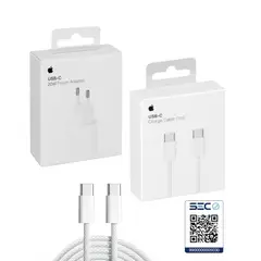 APPLE - Cargador USB-C 20W Original Con Cable C a C