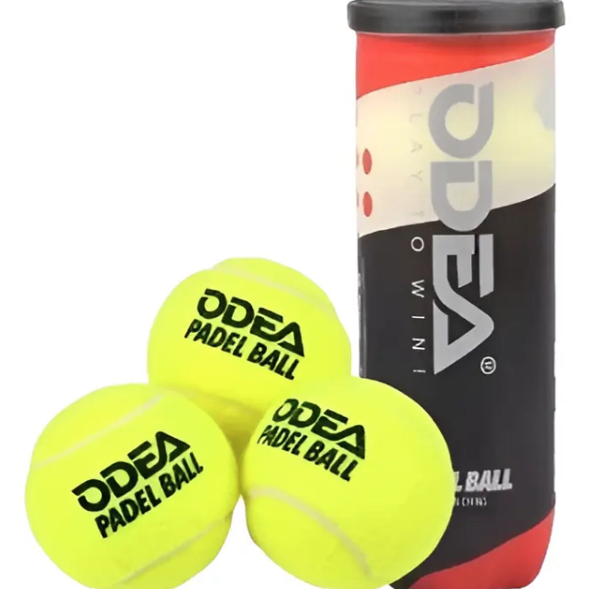 GENERICO - Pelotas Pádel Odea Pro 12 Unidades Alta Resistencia Cancha Rápida/lenta Amarillo