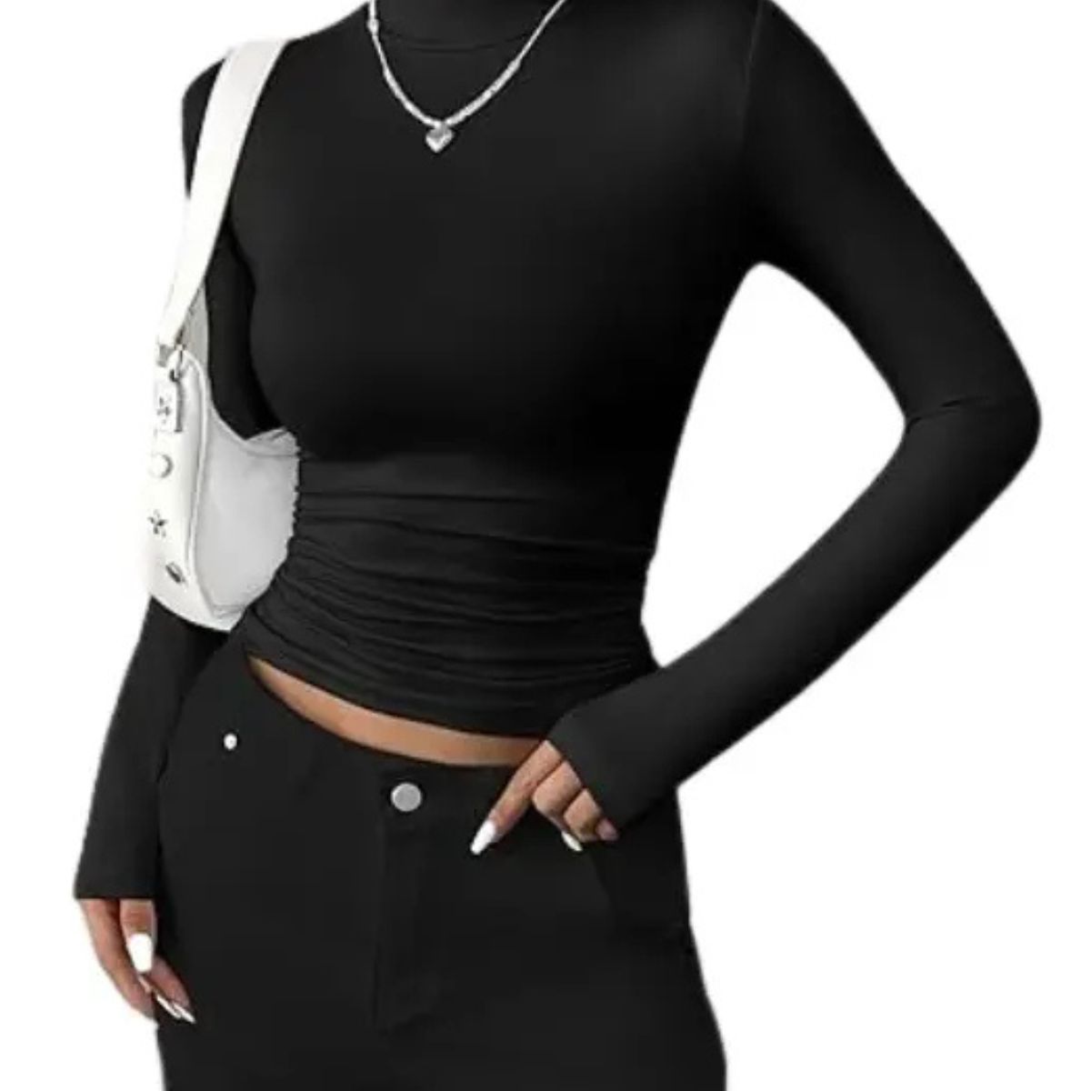 LOOK SHOP - Camisa Beatle Algodón. Mujer Juvenil Manga Larga 529