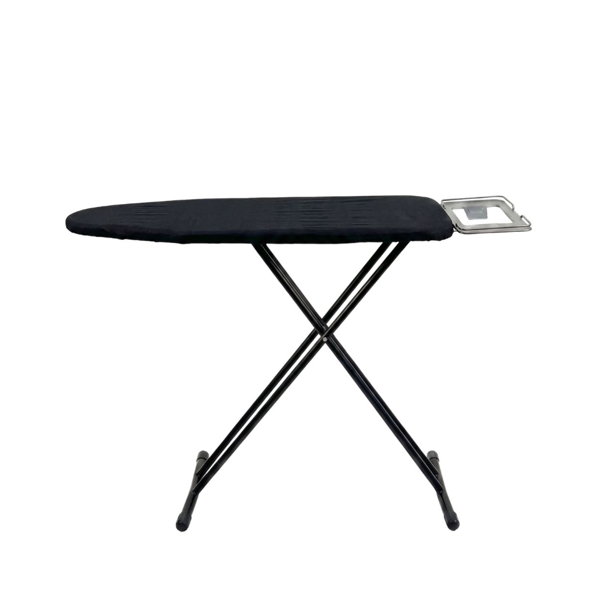 EKOL TACTICA MILITAR - Tabla de Planchar Reforzada Ajustable y Plegable negra 132x45 cm