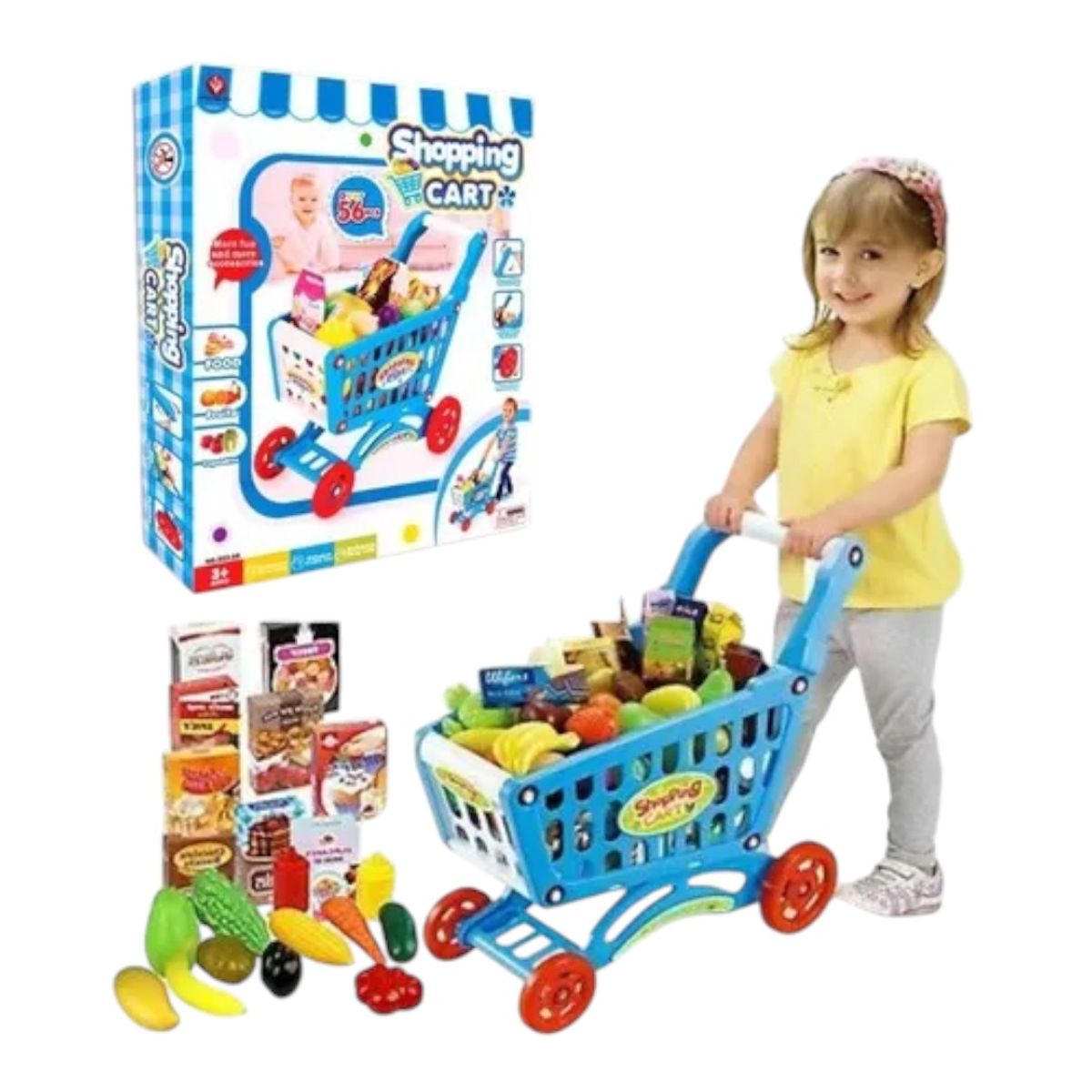GENERICO - Carro De Supermercado De Juguete