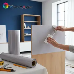 NEON - Vinilo Adhesivo De Corte Gris Suave Brillante De 30 Cm X 10 Mts