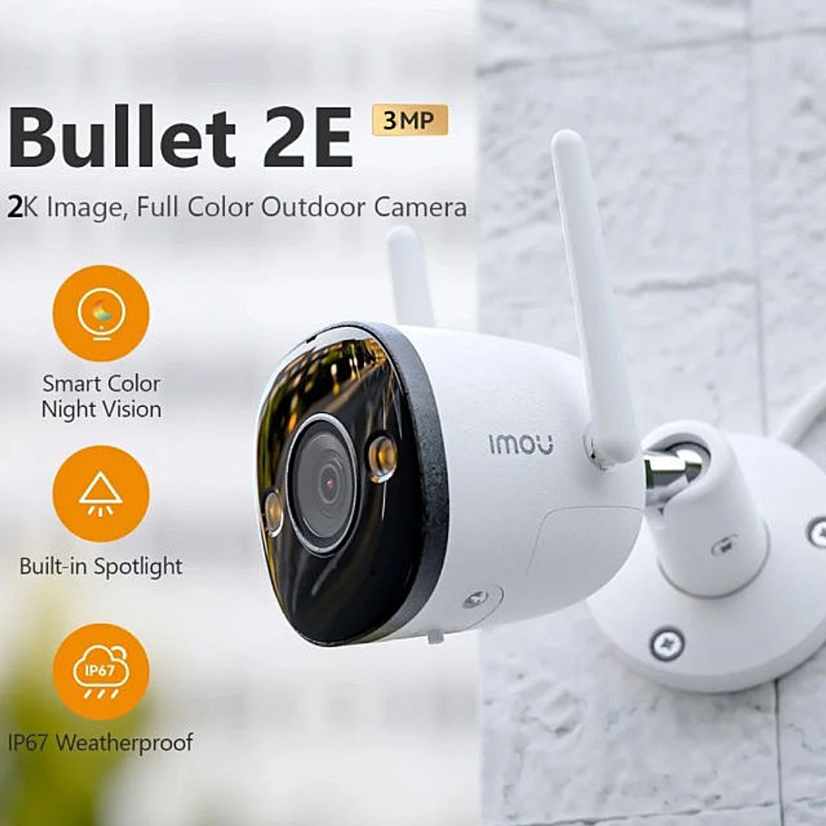 IMOU - Kit 4 Camaras Imou Wifi 3mp Audio Luz Inteligente Imoulife