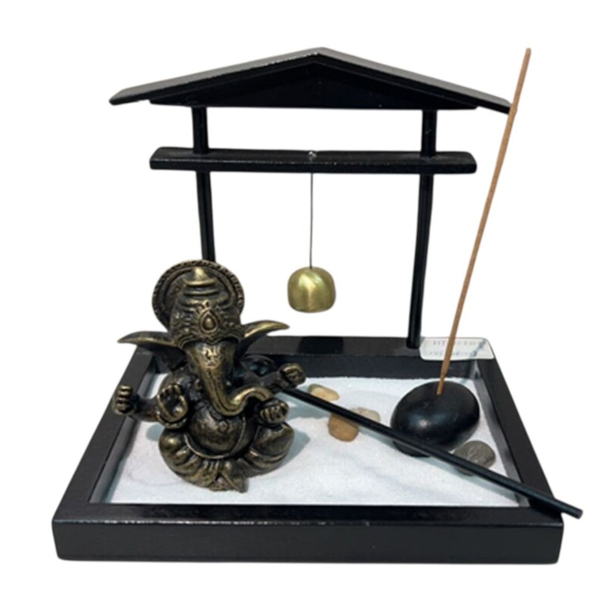 GENERICO - Buda Con Porta Incienso Decorativo Con Porta Vela