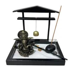 GENERICO - Buda Con Porta Incienso Decorativo Con Porta Vela