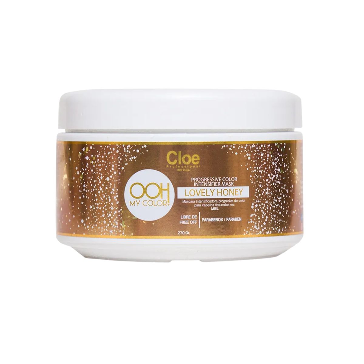 CLOE - Mascarilla Cloe Ooh My Color Lovely Honey 270ml Intensificador Miel Repara Suaviza Brillo Nutre