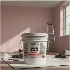 BAUM - TINETA PINTURA ESMALTE AL AGUA - MOKA 18-T - PINTURASPROFESIONALES CHILE