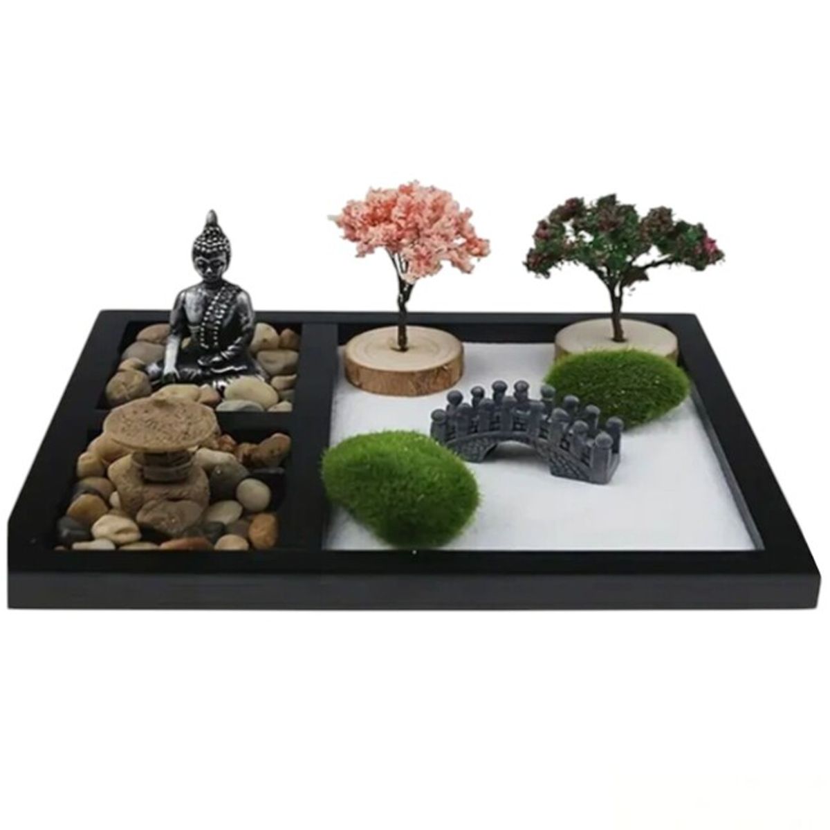 GENERICO - Buda Decorativo Multifuncional con Porta Incienso y Porta Vela
