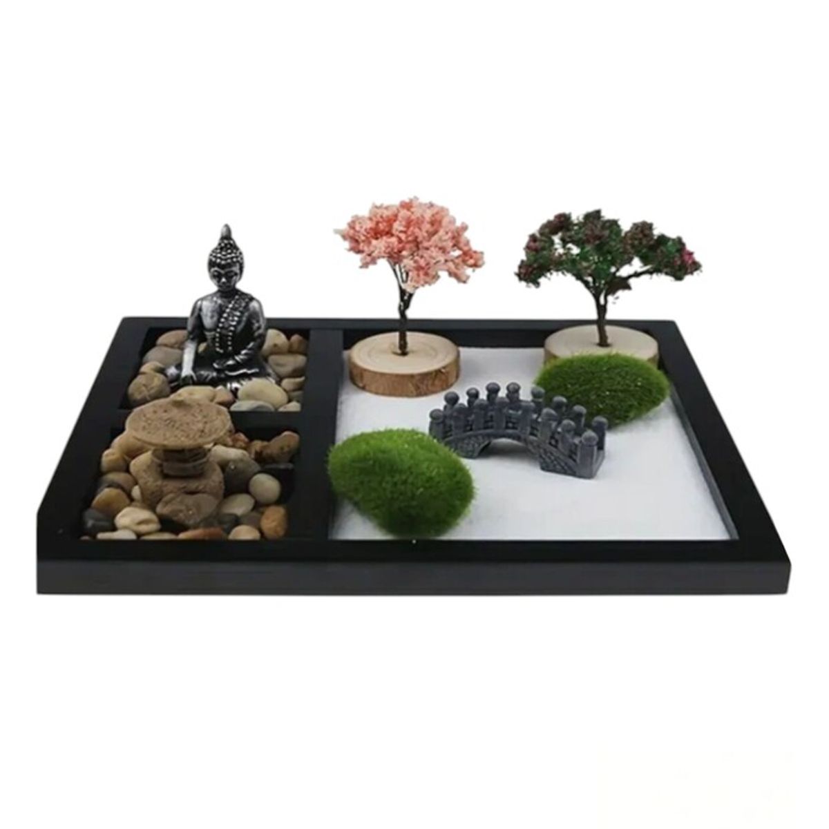 GENERICO - Buda Decorativo Multifuncional con Porta Incienso y Porta Vela