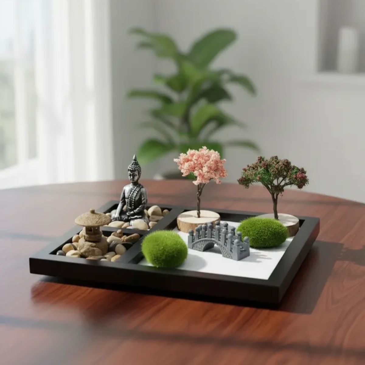 GENERICO - Buda Decorativo Multifuncional con Porta Incienso y Porta Vela